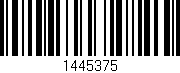 Código de barras (EAN, GTIN, SKU, ISBN): '1445375'