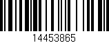 Código de barras (EAN, GTIN, SKU, ISBN): '14453865'