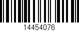 Código de barras (EAN, GTIN, SKU, ISBN): '14454076'