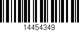 Código de barras (EAN, GTIN, SKU, ISBN): '14454349'