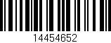 Código de barras (EAN, GTIN, SKU, ISBN): '14454652'