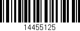Código de barras (EAN, GTIN, SKU, ISBN): '14455125'