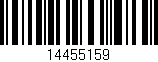 Código de barras (EAN, GTIN, SKU, ISBN): '14455159'
