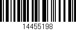 Código de barras (EAN, GTIN, SKU, ISBN): '14455198'