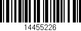 Código de barras (EAN, GTIN, SKU, ISBN): '14455226'
