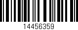 Código de barras (EAN, GTIN, SKU, ISBN): '14456359'