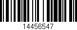 Código de barras (EAN, GTIN, SKU, ISBN): '14456547'