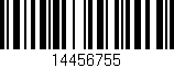 Código de barras (EAN, GTIN, SKU, ISBN): '14456755'
