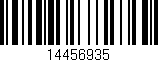 Código de barras (EAN, GTIN, SKU, ISBN): '14456935'