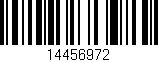 Código de barras (EAN, GTIN, SKU, ISBN): '14456972'