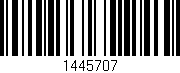 Código de barras (EAN, GTIN, SKU, ISBN): '1445707'