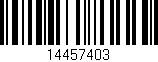 Código de barras (EAN, GTIN, SKU, ISBN): '14457403'
