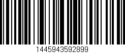 Código de barras (EAN, GTIN, SKU, ISBN): '1445943592899'