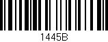 Código de barras (EAN, GTIN, SKU, ISBN): '1445B'