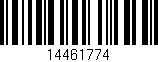 Código de barras (EAN, GTIN, SKU, ISBN): '14461774'