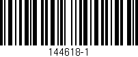 Código de barras (EAN, GTIN, SKU, ISBN): '144618-1'