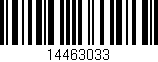 Código de barras (EAN, GTIN, SKU, ISBN): '14463033'