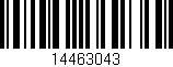 Código de barras (EAN, GTIN, SKU, ISBN): '14463043'