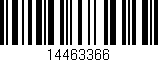 Código de barras (EAN, GTIN, SKU, ISBN): '14463366'