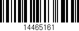Código de barras (EAN, GTIN, SKU, ISBN): '14465161'