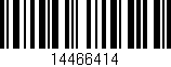 Código de barras (EAN, GTIN, SKU, ISBN): '14466414'