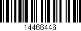 Código de barras (EAN, GTIN, SKU, ISBN): '14466446'