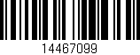 Código de barras (EAN, GTIN, SKU, ISBN): '14467099'