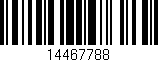 Código de barras (EAN, GTIN, SKU, ISBN): '14467788'