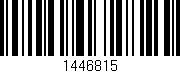Código de barras (EAN, GTIN, SKU, ISBN): '1446815'