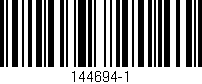 Código de barras (EAN, GTIN, SKU, ISBN): '144694-1'