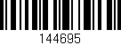 Código de barras (EAN, GTIN, SKU, ISBN): '144695'