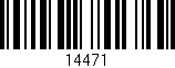 Código de barras (EAN, GTIN, SKU, ISBN): '14471'