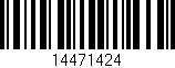 Código de barras (EAN, GTIN, SKU, ISBN): '14471424'
