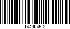 Código de barras (EAN, GTIN, SKU, ISBN): '1448045-3'