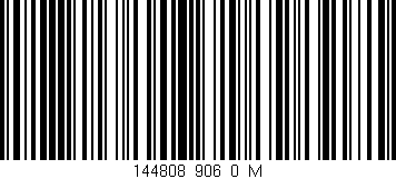 Código de barras (EAN, GTIN, SKU, ISBN): '144808_906_0_M'