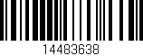 Código de barras (EAN, GTIN, SKU, ISBN): '14483638'