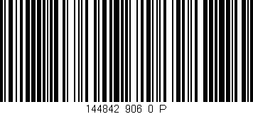 Código de barras (EAN, GTIN, SKU, ISBN): '144842_906_0_P'