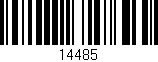 Código de barras (EAN, GTIN, SKU, ISBN): '14485'