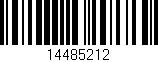 Código de barras (EAN, GTIN, SKU, ISBN): '14485212'