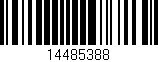 Código de barras (EAN, GTIN, SKU, ISBN): '14485388'