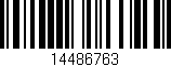 Código de barras (EAN, GTIN, SKU, ISBN): '14486763'