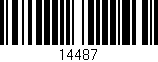 Código de barras (EAN, GTIN, SKU, ISBN): '14487'