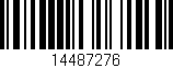 Código de barras (EAN, GTIN, SKU, ISBN): '14487276'