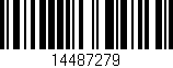 Código de barras (EAN, GTIN, SKU, ISBN): '14487279'