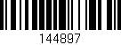 Código de barras (EAN, GTIN, SKU, ISBN): '144897'