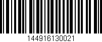 Código de barras (EAN, GTIN, SKU, ISBN): '144916130021'