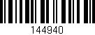 Código de barras (EAN, GTIN, SKU, ISBN): '144940'