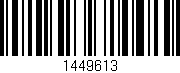 Código de barras (EAN, GTIN, SKU, ISBN): '1449613'