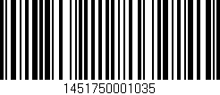 Código de barras (EAN, GTIN, SKU, ISBN): '1451750001035'