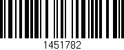 Código de barras (EAN, GTIN, SKU, ISBN): '1451782'